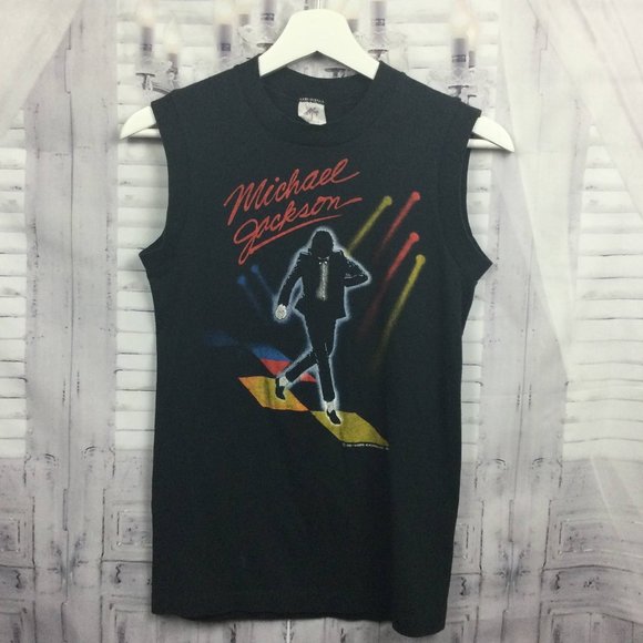 Vintage 1984 Michael Jackson Victory Tour Shirt S - Picture 1 of 9